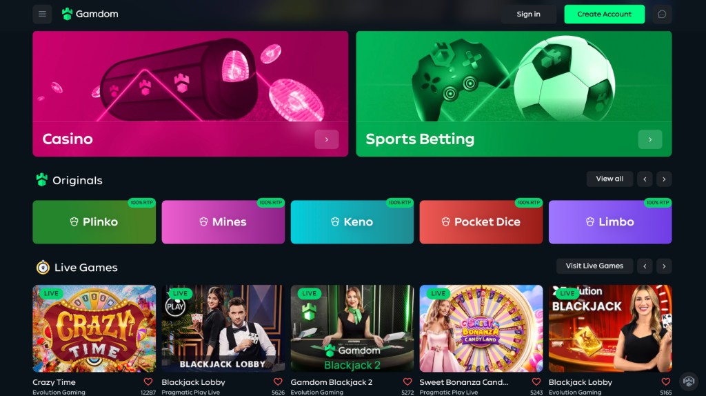 Gamdom Casino